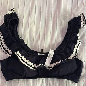 NWT J.Crew Ric-Rac Bathing Suit Top